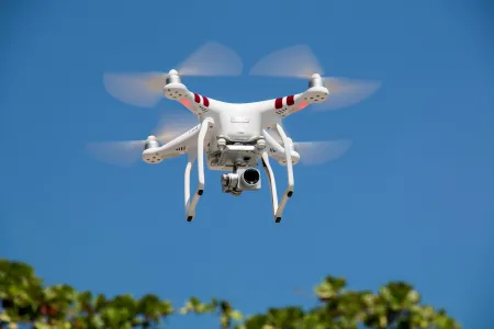 Une drone image libre de droit
